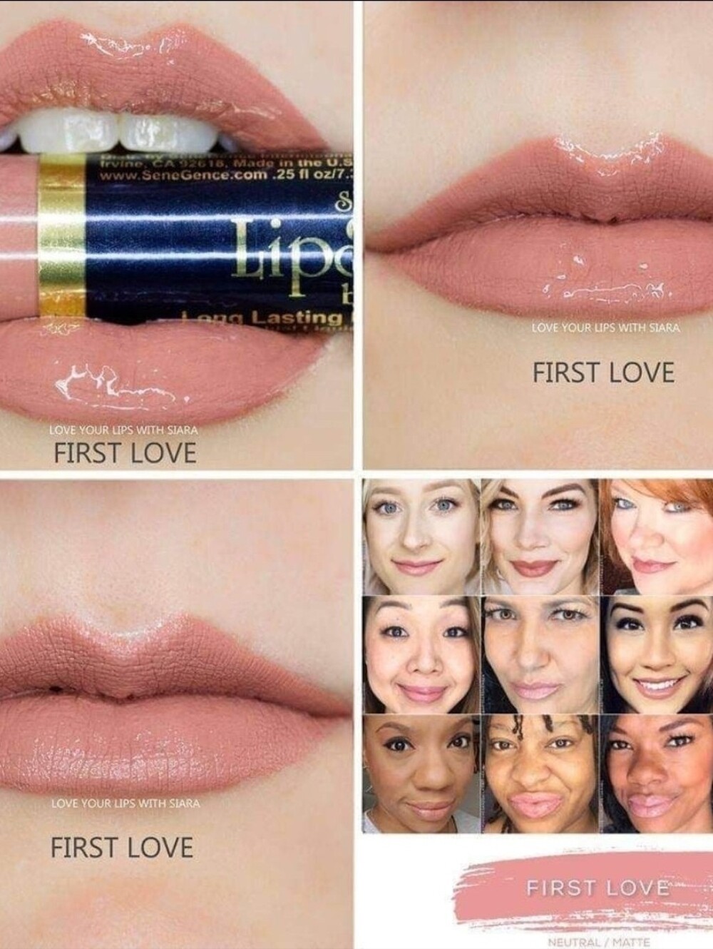 First Love LipSense Long Lasting Liquid Lip Color -